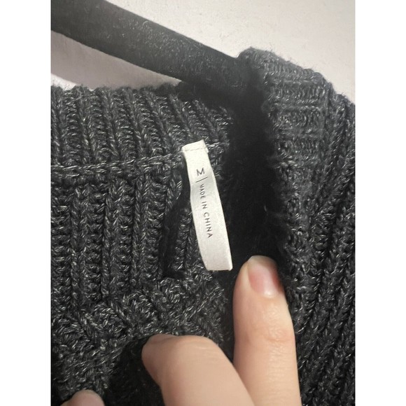 BLDWN Gray Chunky Knit Sweater - Picture 4 of 7